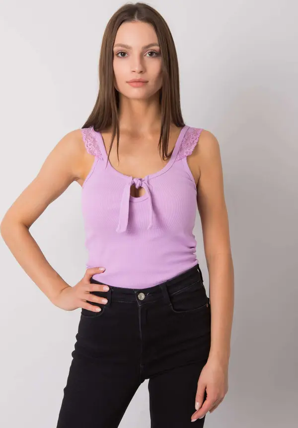 CALBEN Top-CA-TP-5808.90P-Light Purple