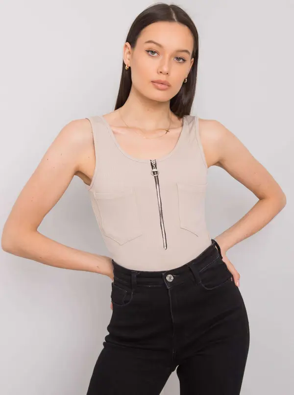 Italy Moda Top-DHJ-TP-13287.36P-Beige