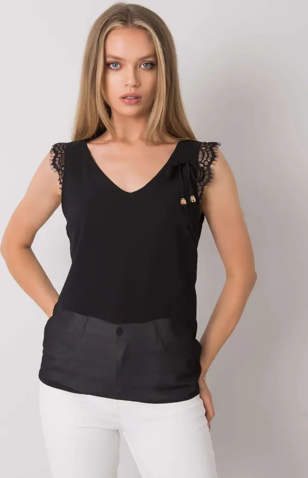 Italy Moda Top-DHJ-TP-13317.25P-Black