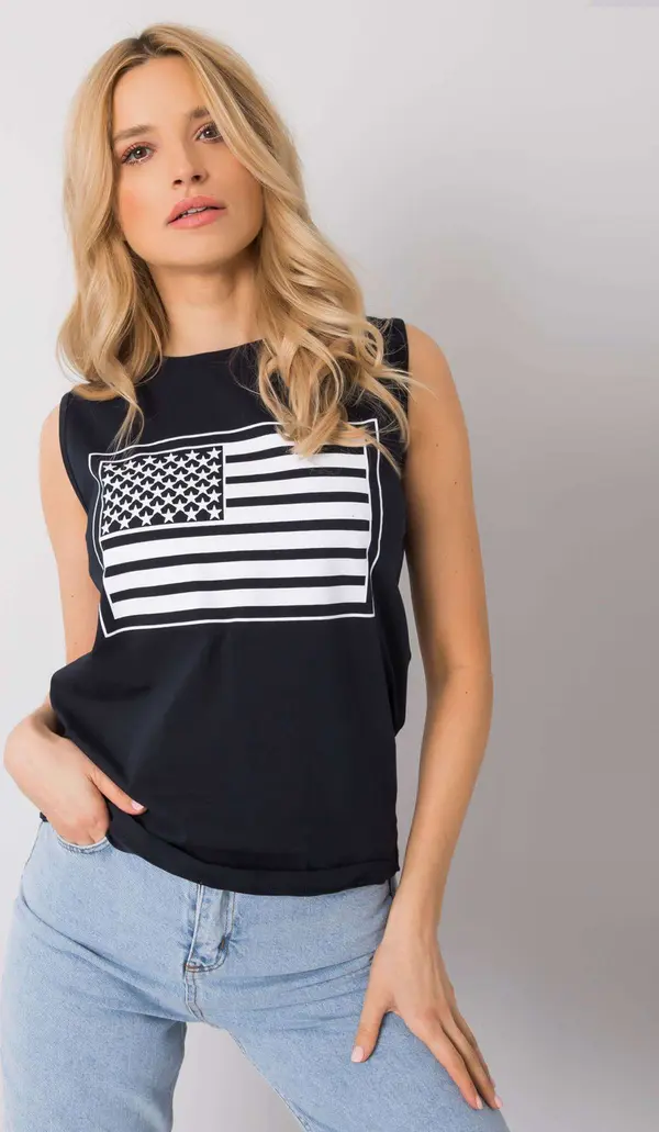 RUE PARIS Top-DS-TP-1116.34P-Navy