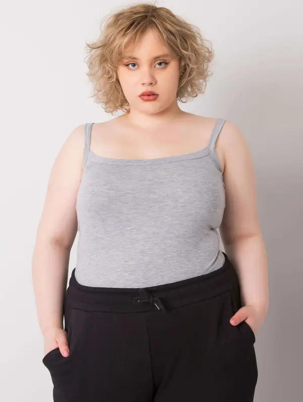 BASIC Feel Good Top-RV-TP-6324.10-Grey