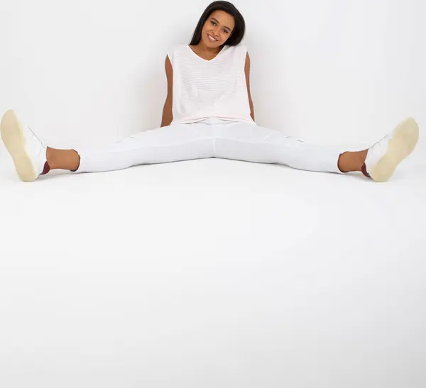 RELEVANCE Top-RV-TP-7952.93-White-Pink