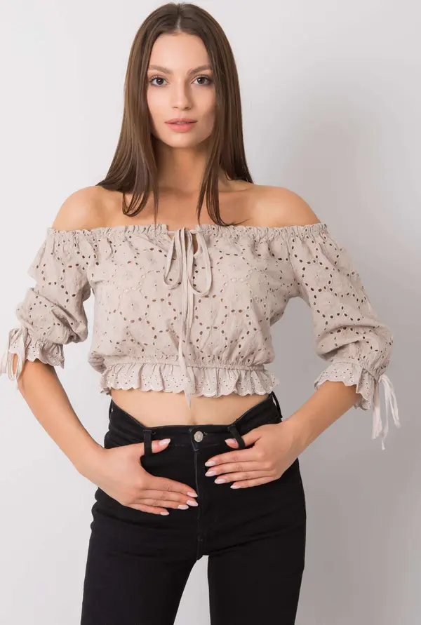 Och Bella Top-TW-TP-BI-25455.43-beige