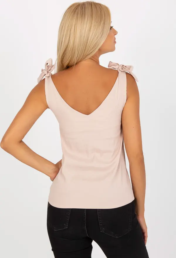 RUE PARIS Top-WN-TP-1705.69-light beige