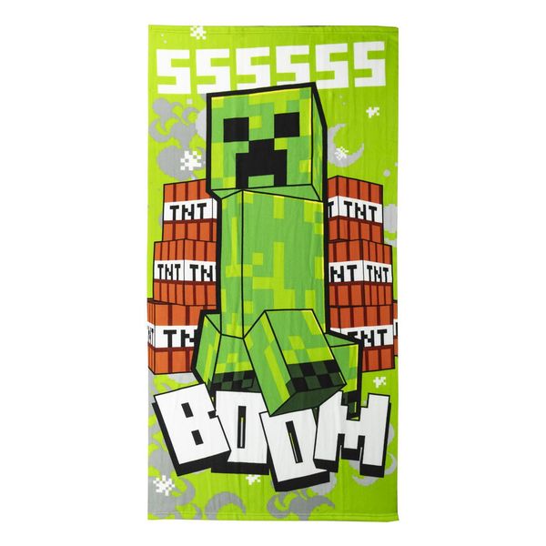MINECRAFT TOWEL POLYESTER MINECRAFT
