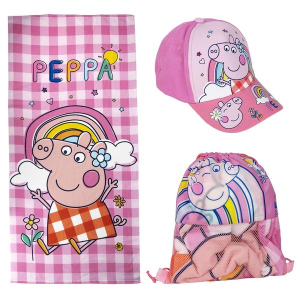 Peppa Pig TOWEL SET SAQUITO PEPPA PIG