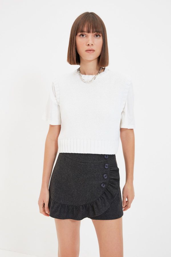 Trendyol Trendyol Anthracite Plaid Shorts & Bermuda