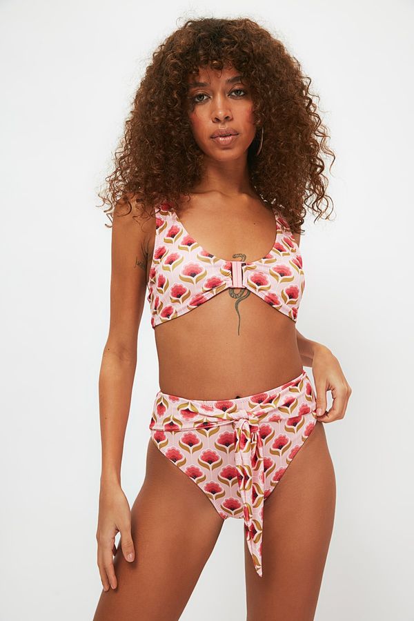 Trendyol Trendyol Bikini Bottom - Pink - Floral