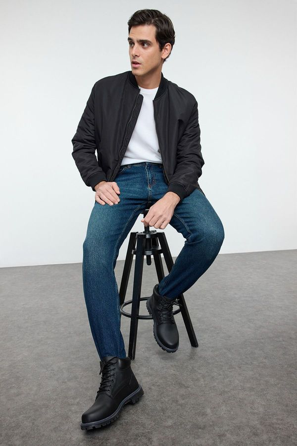 Trendyol Trendyol Black Lace-Up Flat Men's Boots