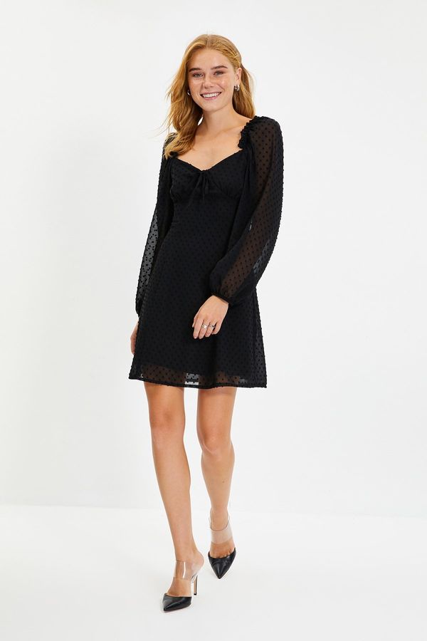 Trendyol Trendyol Black Textured Dress