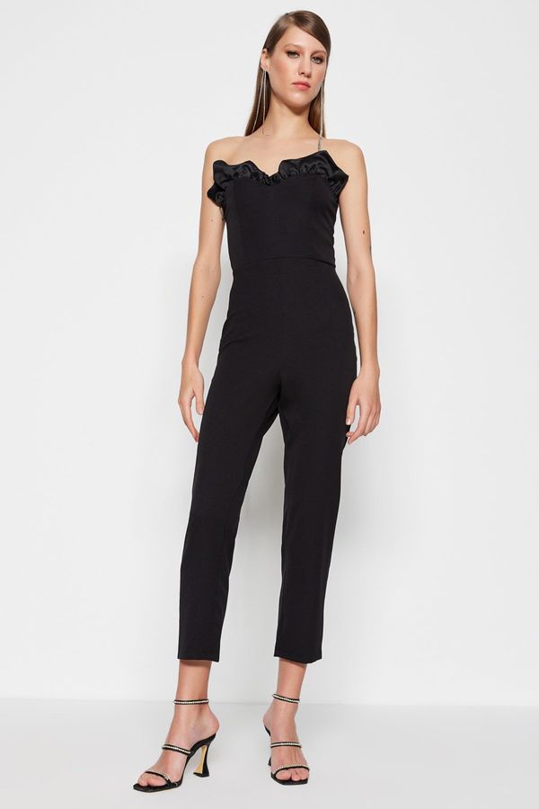 Trendyol Trendyol Black Woven Overalls