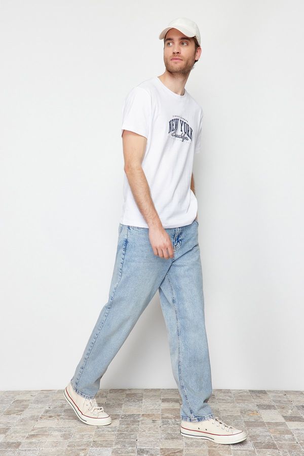 Trendyol Trendyol Blue 90's Straight Fit Jeans Jeans Pants