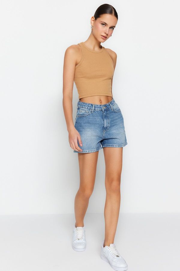 Trendyol Trendyol Blue Denim Shorts & Bermuda