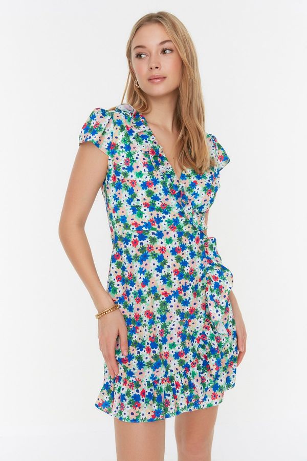 Trendyol Trendyol Blue Petite Dress With Ruffles