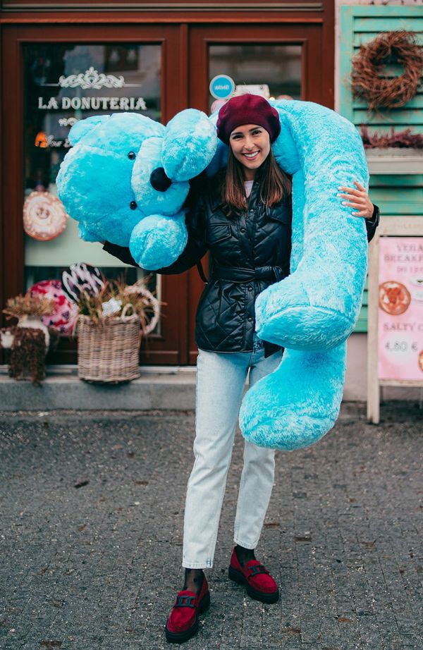 Trendyol Trendyol черен колан изкуствена кожа ватирани палто