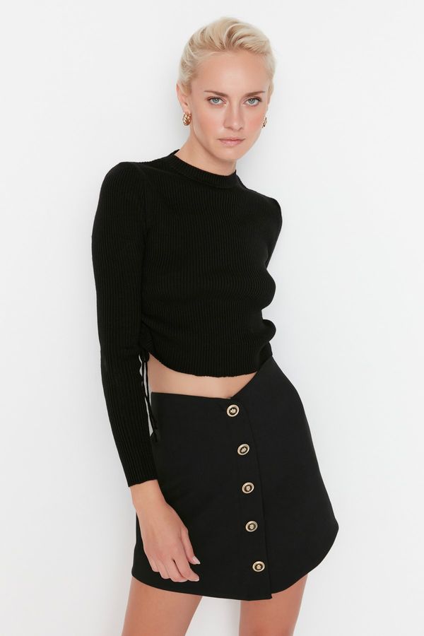 Trendyol Trendyol Черен трикотажен пуловер