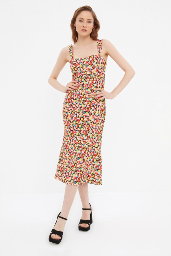 Trendyol Trendyol черна каишка рокля