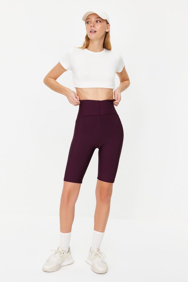 Trendyol Trendyol Damson Knitted Sports Biker/Cycling Leggings