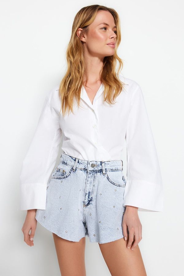 Trendyol Trendyol Ice Blue Shorts & Bermuda