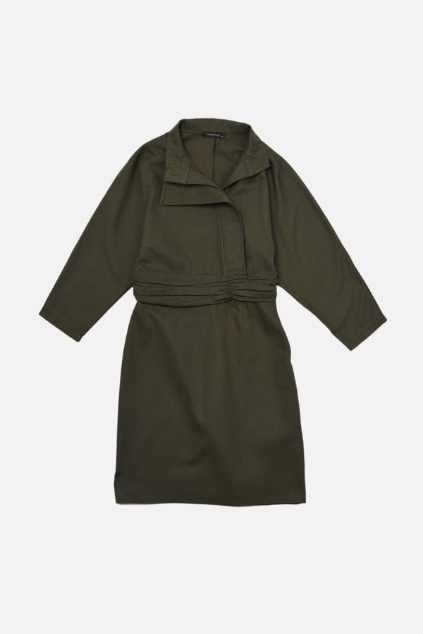 Trendyol Trendyol каки стойка яка рокля