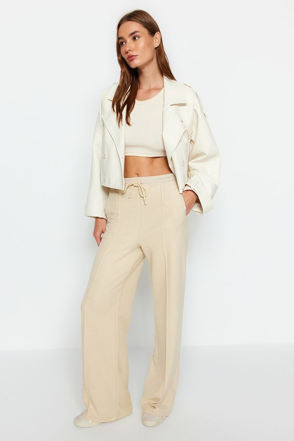 Trendyol Trendyol камък парашут гарнитура детайл, направо годни трикотажни Sweatpants