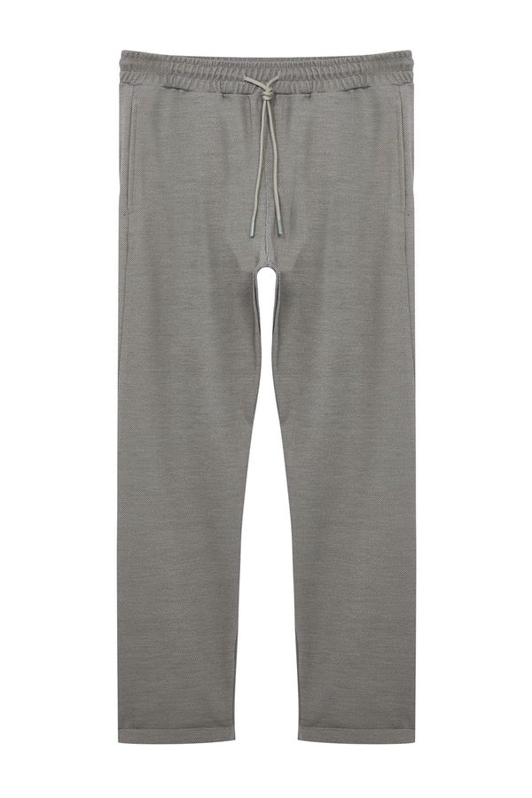 Trendyol Trendyol Khaki Regular Fit Knitted Flexible Comfortable Fabric Trousers
