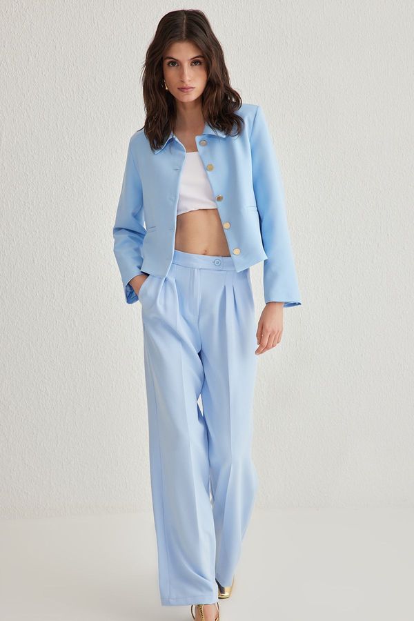 Trendyol Trendyol Light Blue Trousers