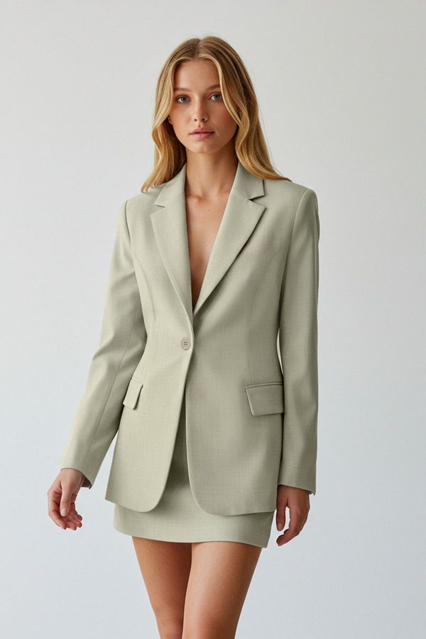 Trendyol Trendyol Light Khaki Blazer Jacket
