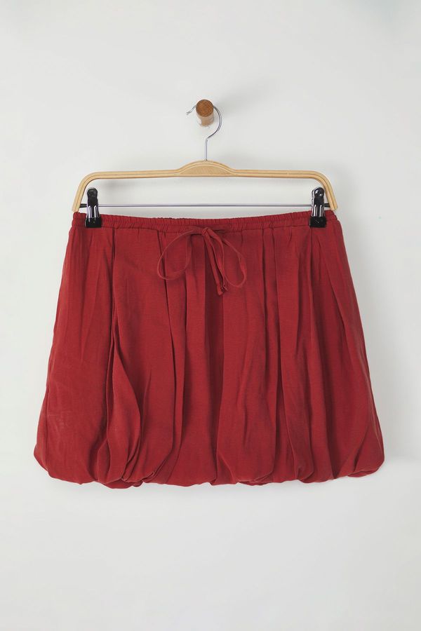 Trendyol Trendyol Limited Edition Tile Balloon Mini Modal Woven Skirt