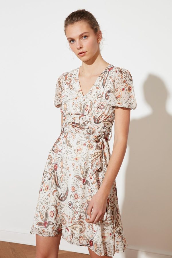 Trendyol Trendyol Multi Color Belted Woven Dress