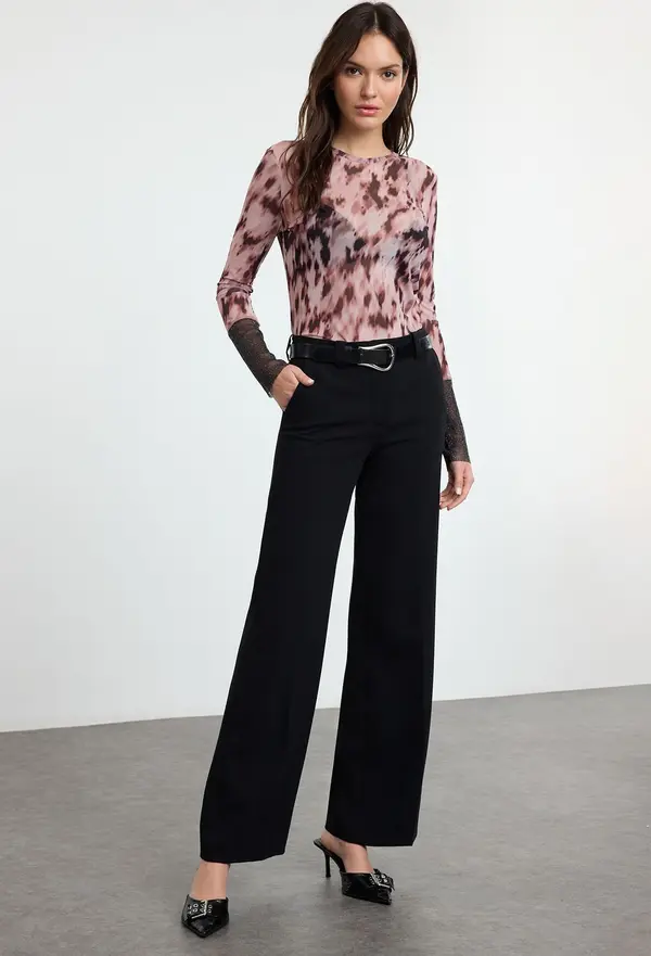 Trendyol Trendyol Multicolor*001 Knitted Garnish Regular/Normal Pattern Knitted Blouse