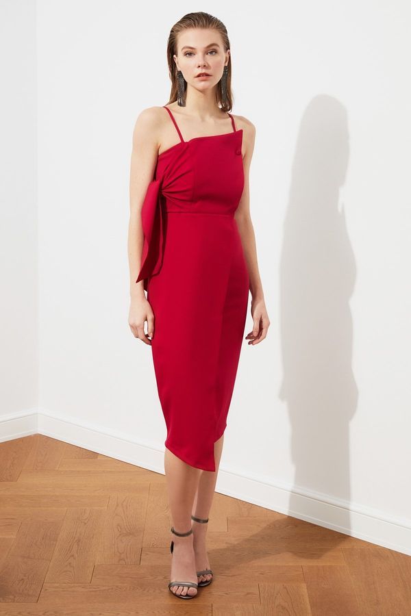 Trendyol Trendyol Mürdüm Arm DetailEd рокля