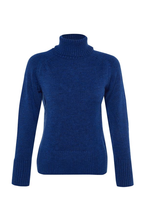 Trendyol Trendyol Saks мека текстурирана основна трикотаж пуловер