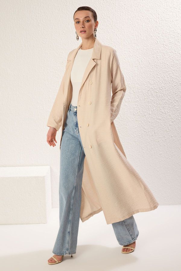 Trendyol Trendyol Stone Woven Cape & Abaya