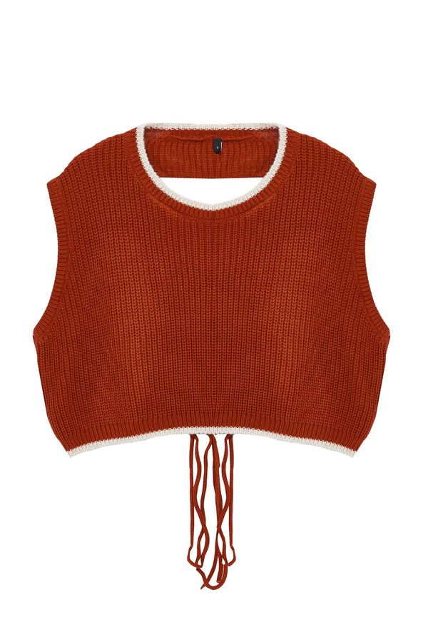Trendyol Trendyol Tile Crop Knitwear Sweater