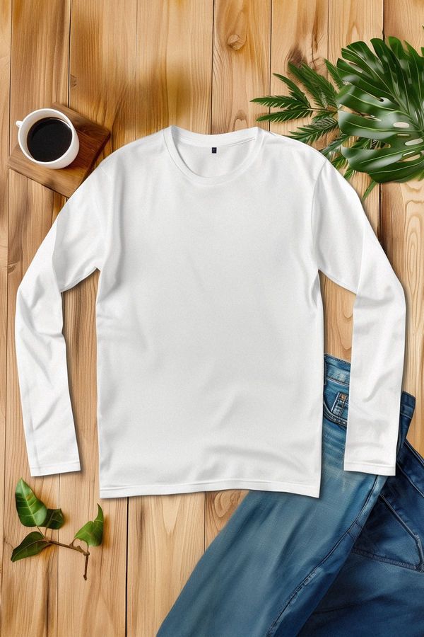 Trendyol Trendyol White Slim/Slim Fit 100% Cotton T-shirt