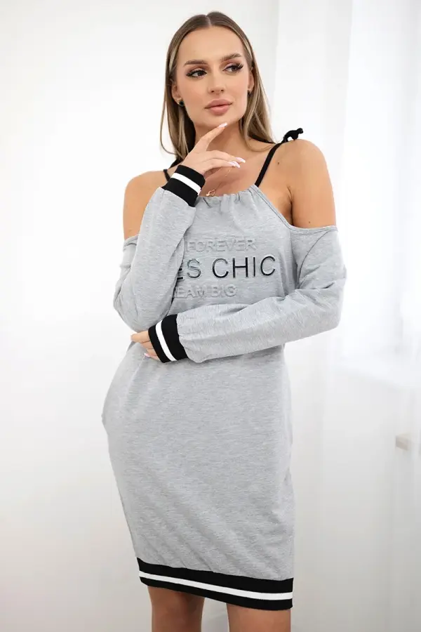 Kesi Tres Chic dress gray