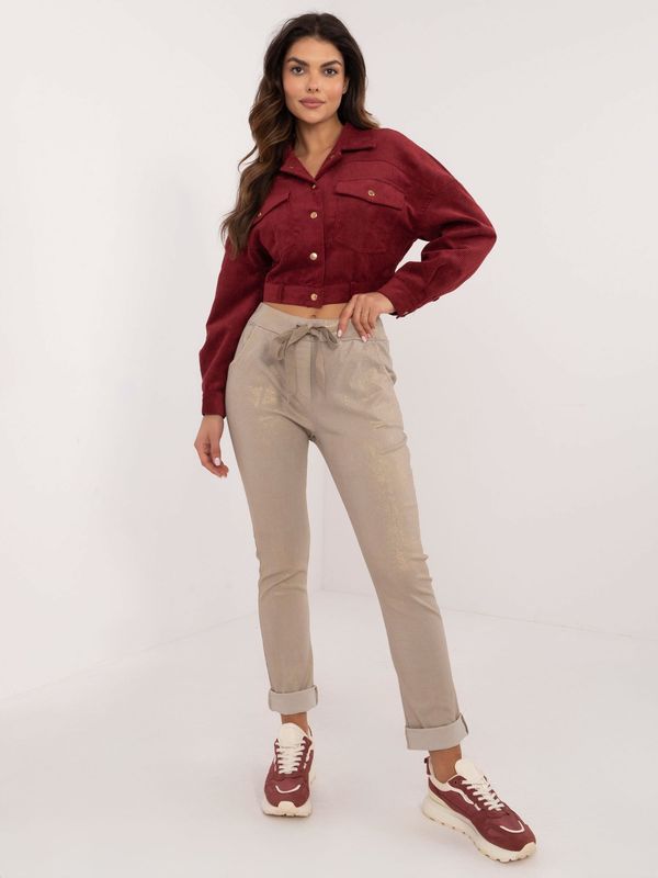 Italy Moda Trousers-DHJ-SP-21258.32-beige