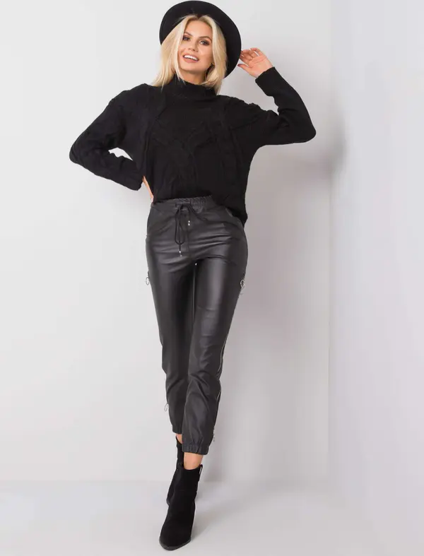 Italy Moda Trousers-DHJ-SP-3730.11-black