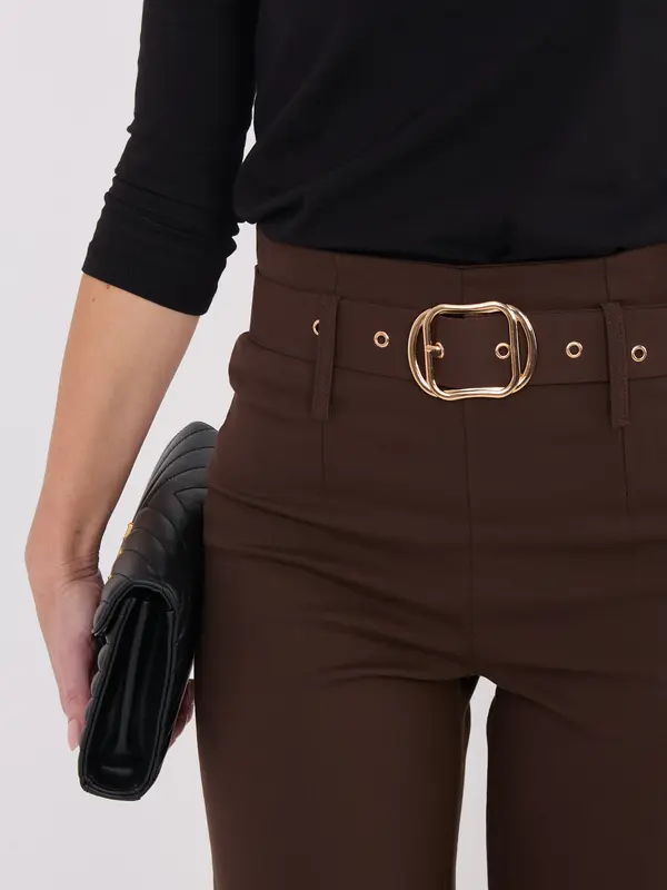 Italy Moda Trousers-IT-SP-FL7371.61-brown