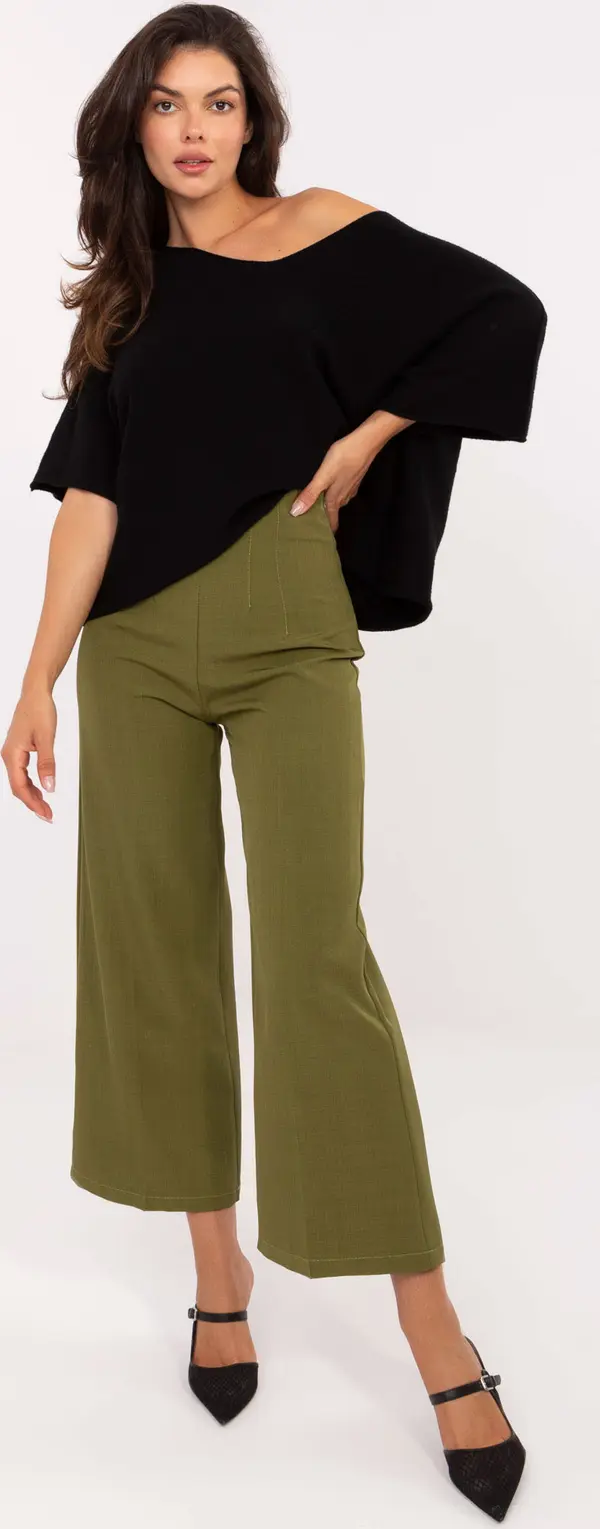 RUE PARIS Trousers-IT-SP-FL9068.96-olive
