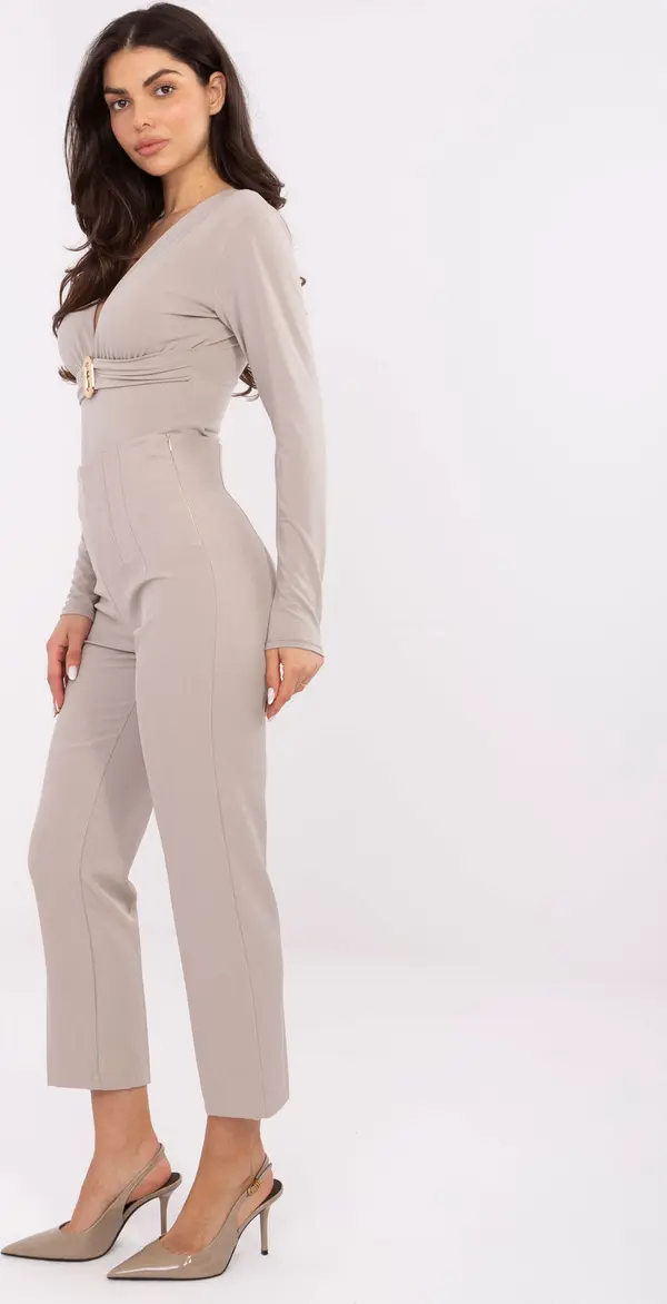 RUE PARIS Trousers-IT-SP-FL9069.00-light beige