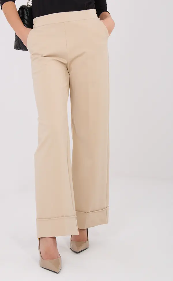 RUE PARIS Trousers-IT-SP-FL9877.64-beige