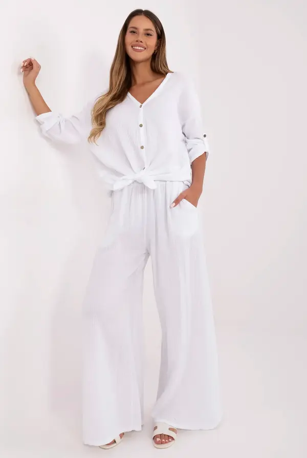 Italy Moda Trousers-MI-SP-2563.84-white