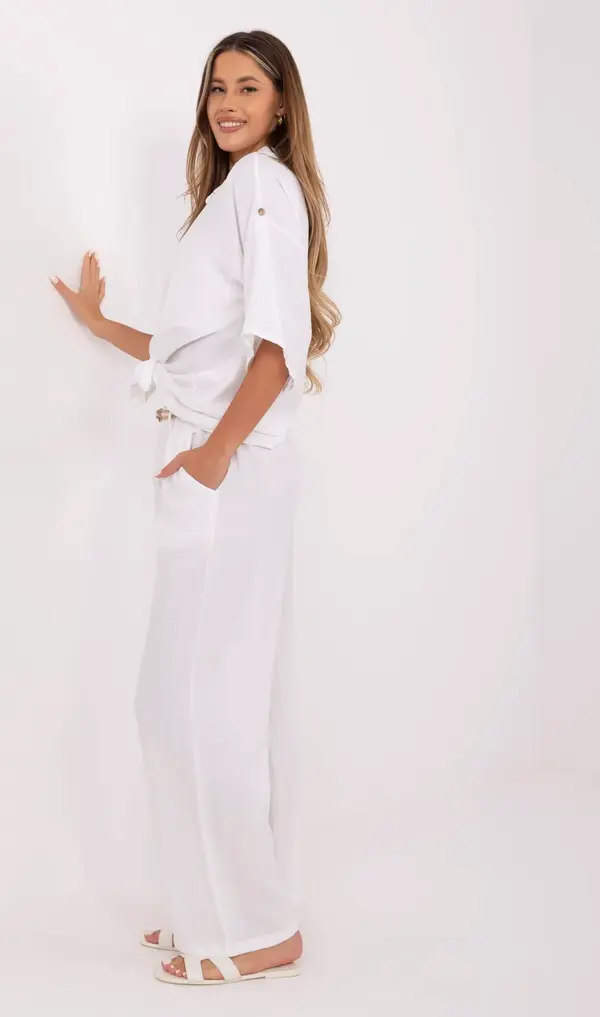 Italy Moda Trousers-MI-SP-6560.73P-white