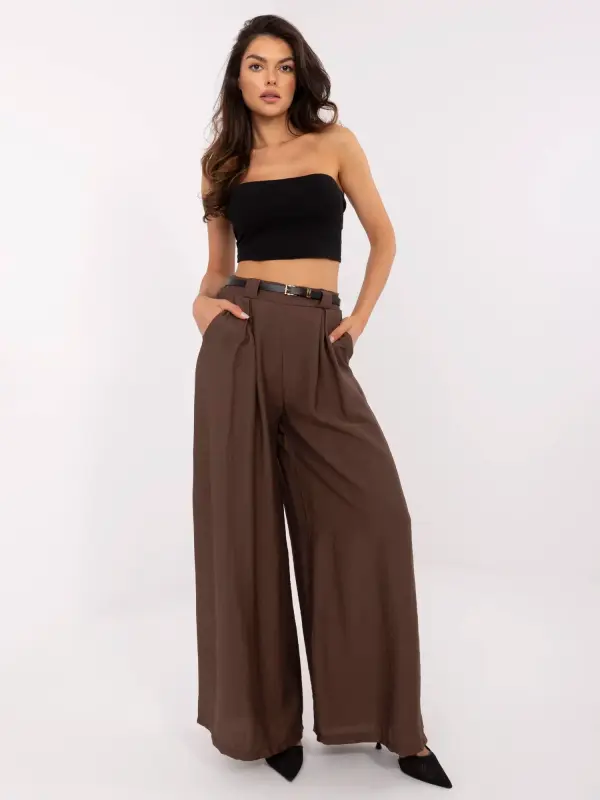Italy Moda Trousers-MI-SP-A2476.95-brown