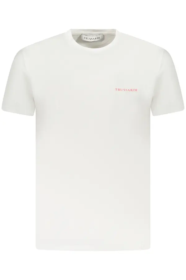 Trussardi TRUSSARDI бяла тениска с къс ръкав