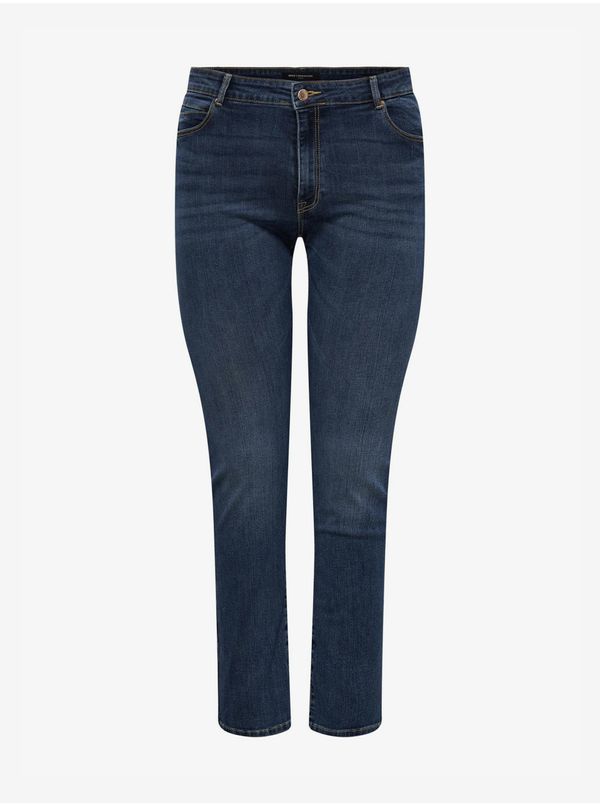 Only Тъмно сини дънки САМО CARMAKOMA Лука - жени