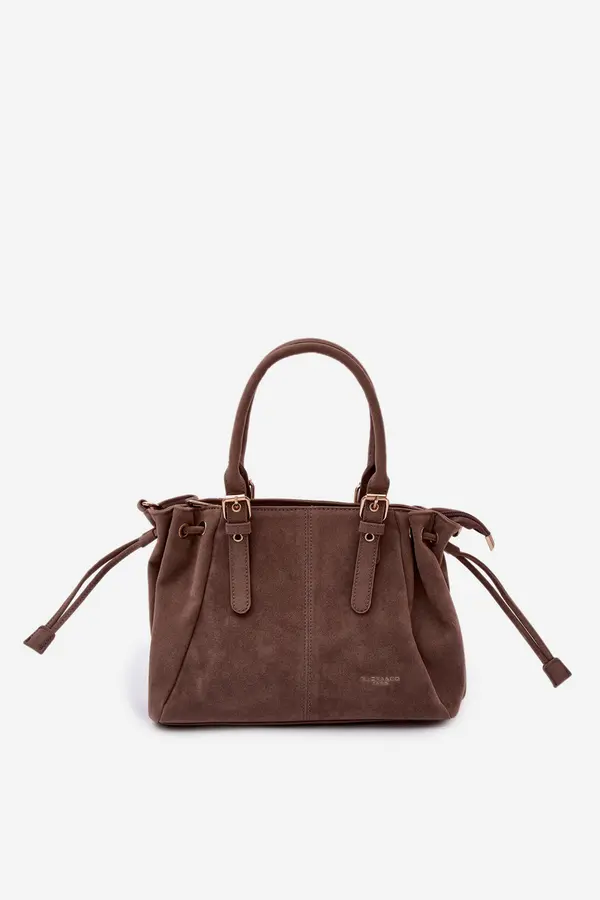 FLORA & CO Тъмнобежова чанта Flora&amp;Co Vessia