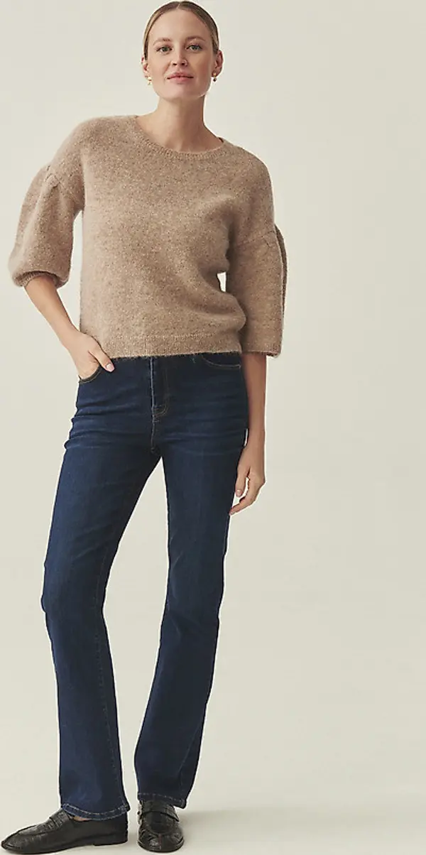 Tatuum Тъмносини дънкови разкроени панталони